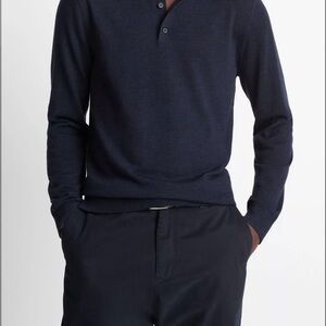 Vince Wool Polo Sweater